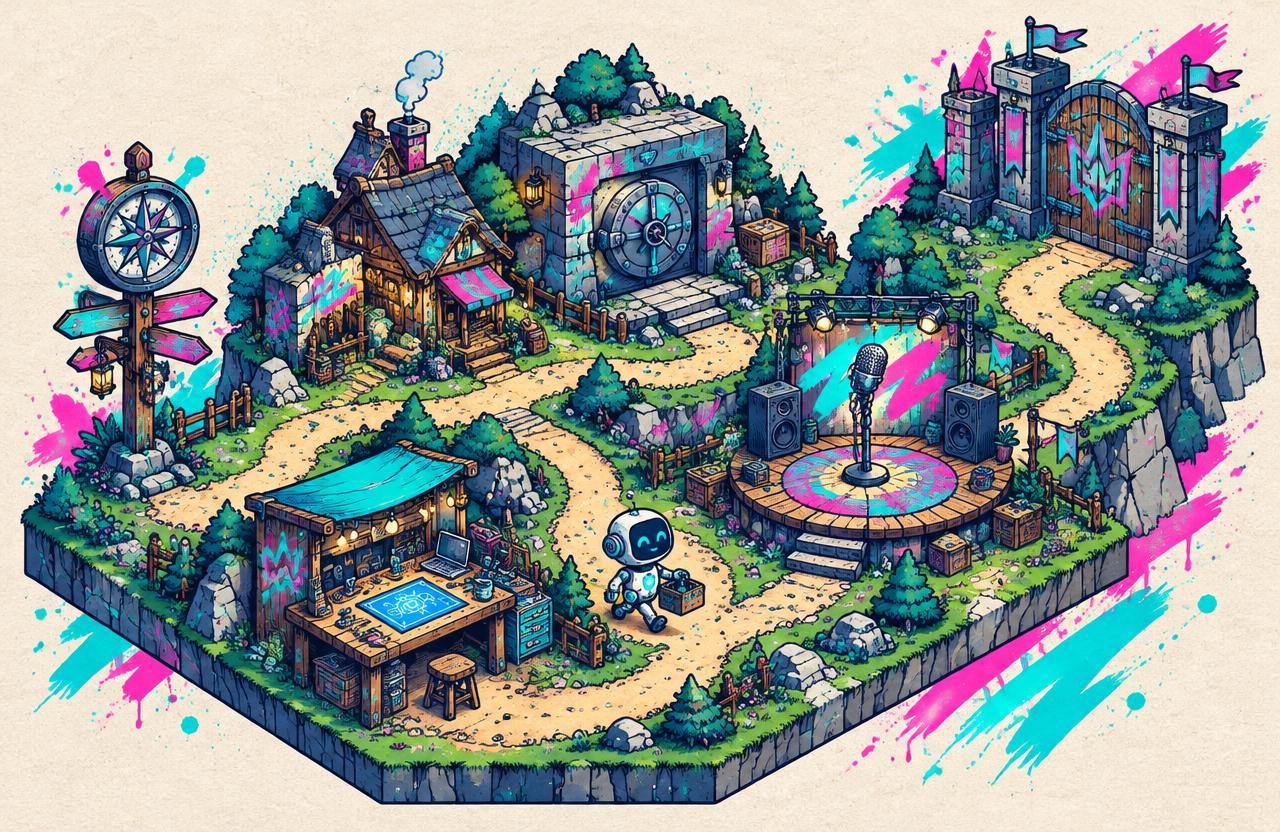 Illustration: Die KI-Werkstatt